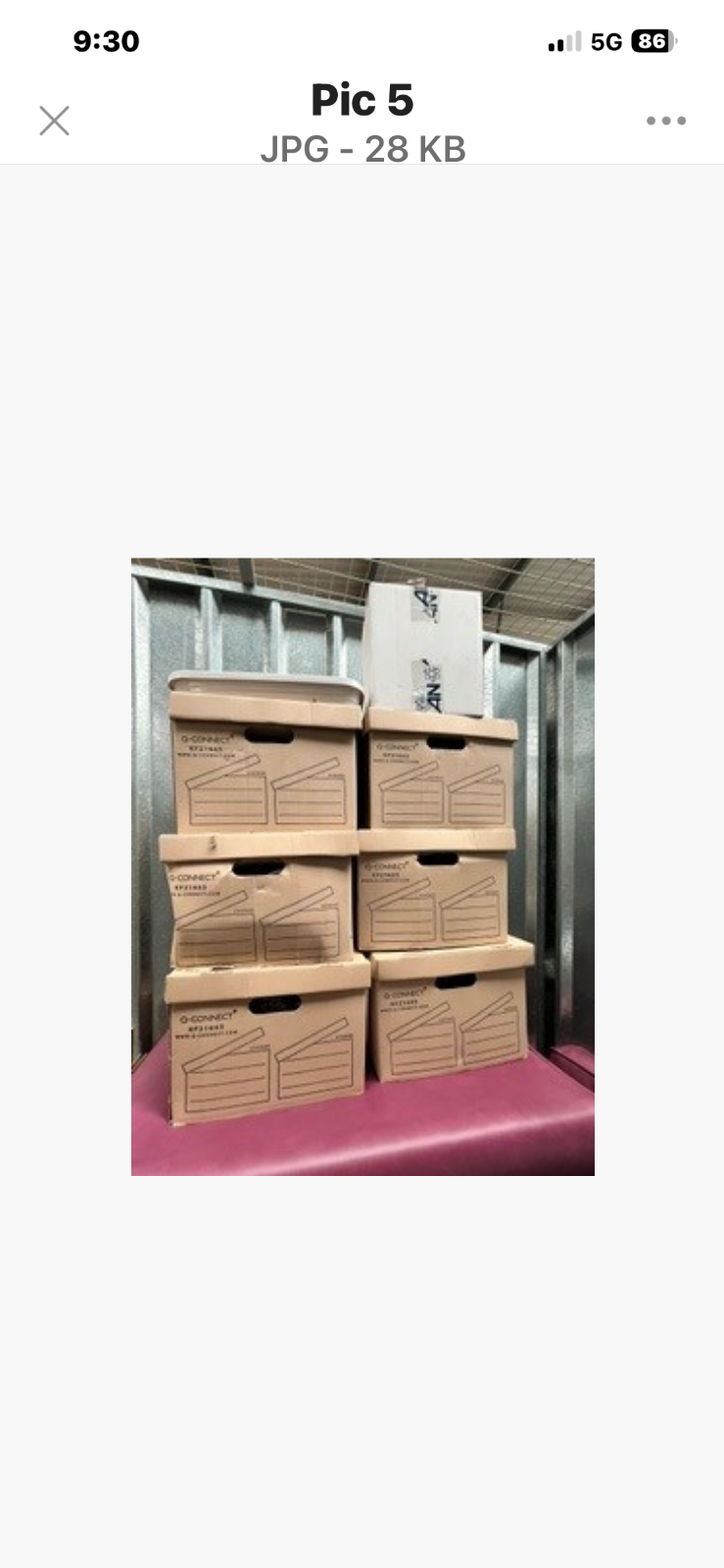 Case Study: Storage Unit Clearance in Portsmouth in Portsmouth — during the job (photo 2), carried out by Hampshire Waste Clearance Services.