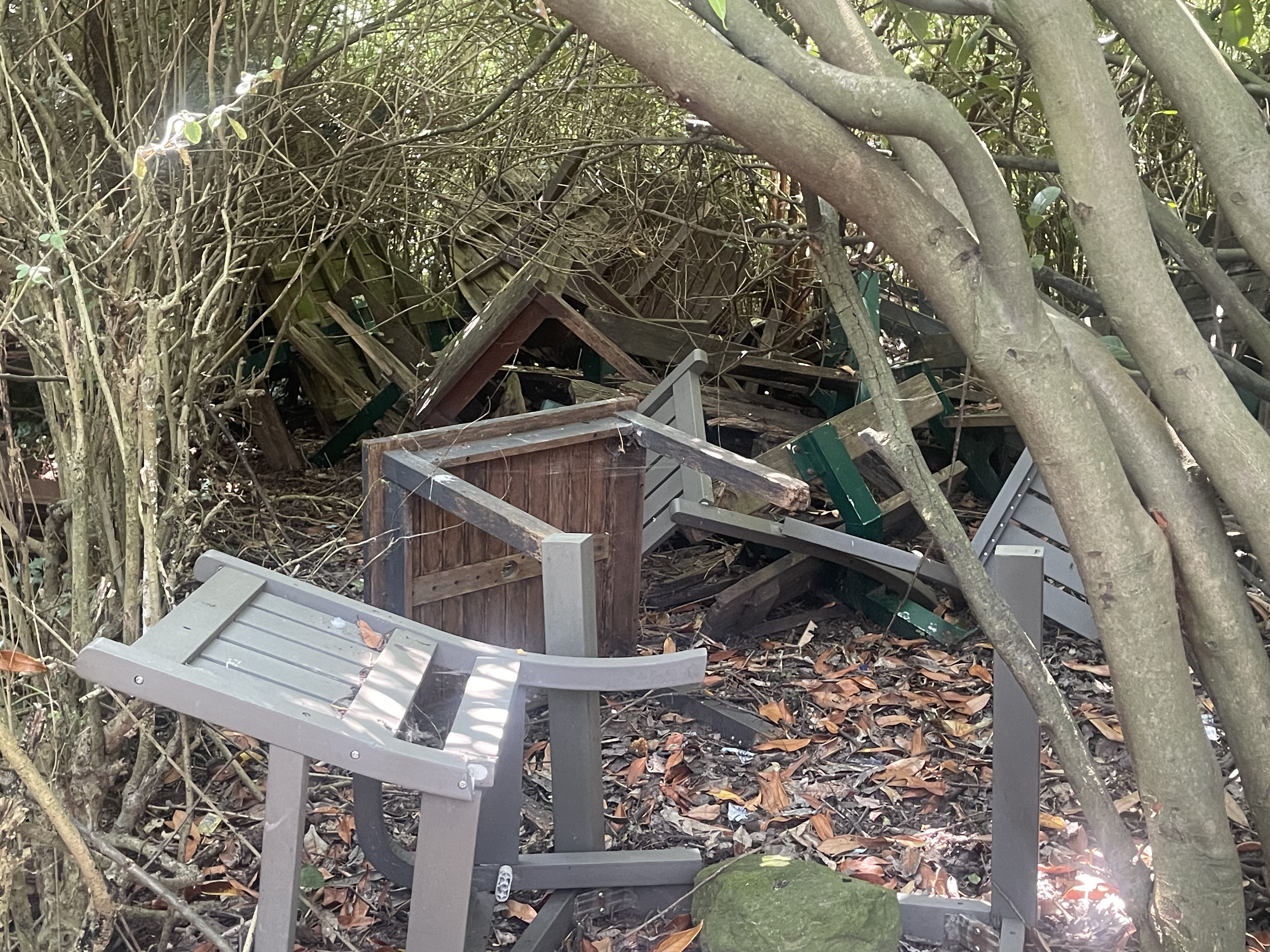 Case Study: Large Commercial Waste Clearance in Liphook in Portsmouth — during the job (photo 3), carried out by Hampshire Waste Clearance Services.