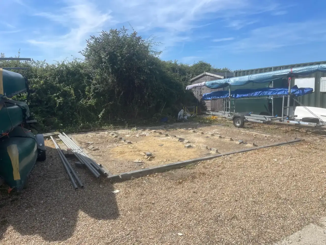 Large Log Cabin Demolition & Removal in Hayling Island after Hampshire Waste Clearance